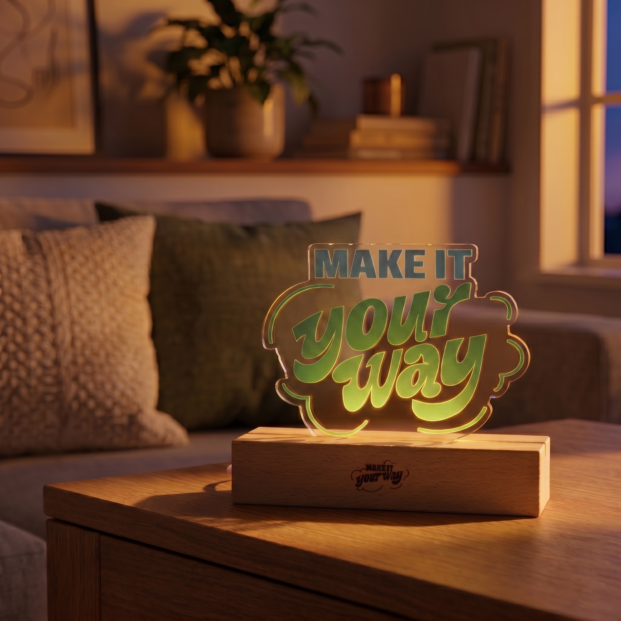 Custom Shape Night Light (UV) - Thumbnail Image
