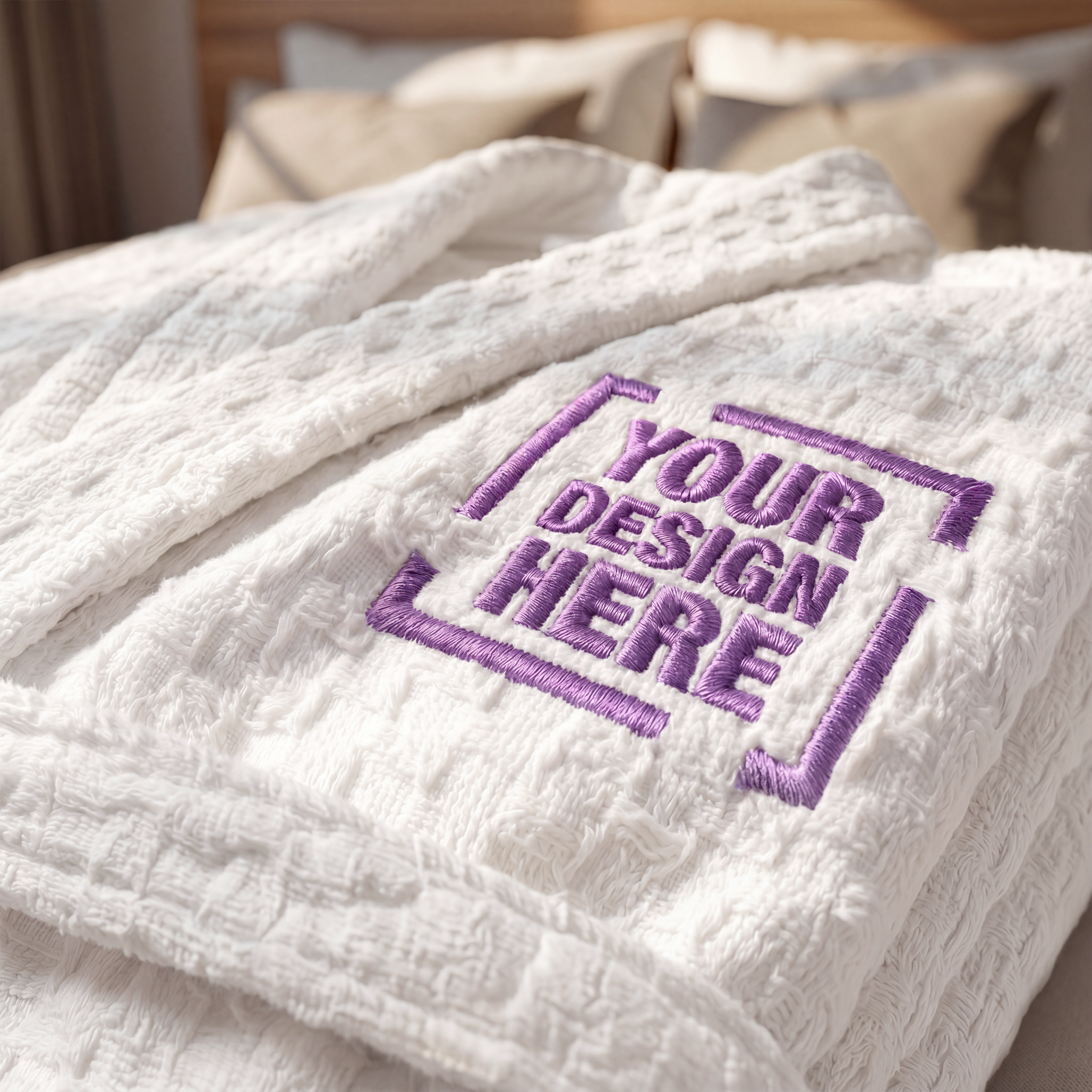 Unisex Terry Shawl Robe (Embroidery) - Thumbnail Image