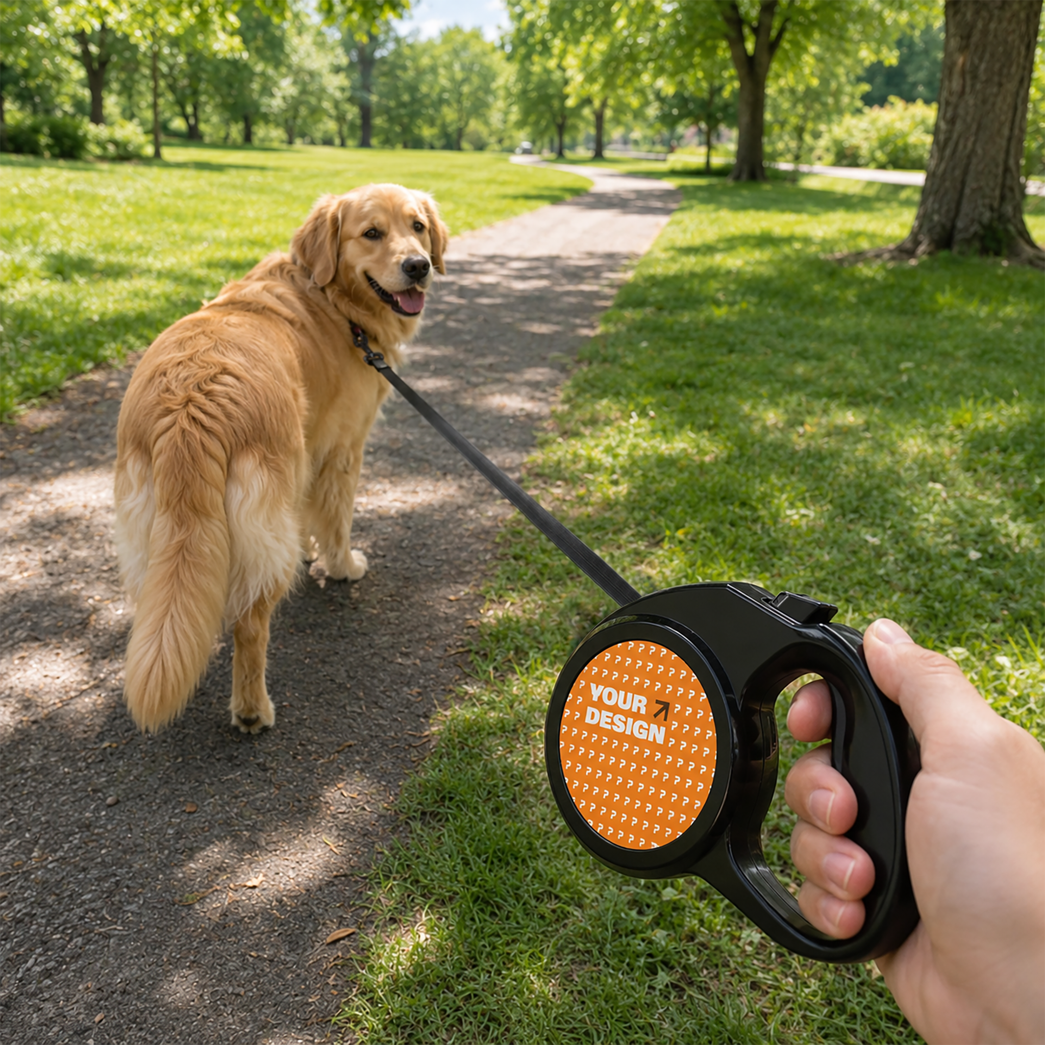 Retractable Pet Leash - Thumbnail Image