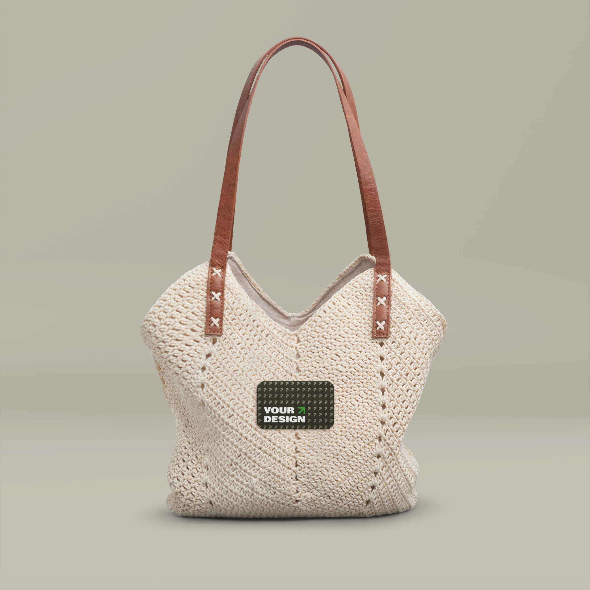 Straw Shoulder Bag - Thumbnail Image