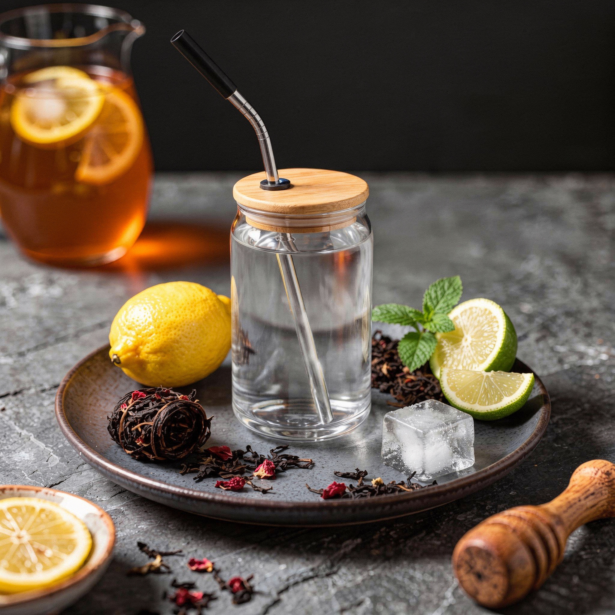 Can Glass with Lid, 16oz (Engraving) - Thumbnail Image