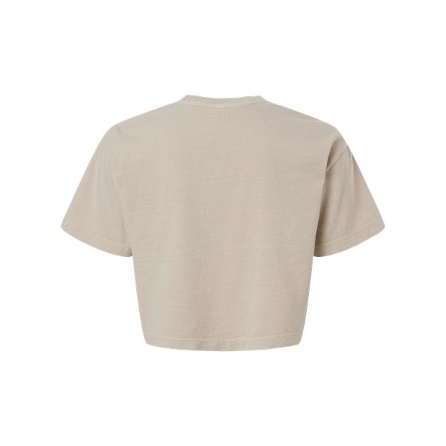 Women's Garment-Dyed Heavyweight Cropped Tee - Thumbnail Image