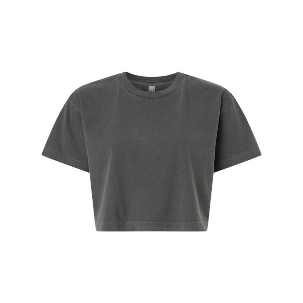 Women's Garment-Dyed Heavyweight Cropped Tee - Thumbnail Image