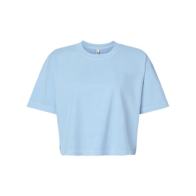 Women's Garment-Dyed Heavyweight Cropped Tee - Thumbnail Image
