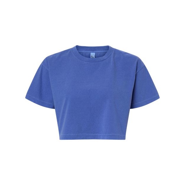 Women's Garment-Dyed Heavyweight Cropped Tee - Thumbnail Image