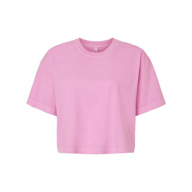 Women's Garment-Dyed Heavyweight Cropped Tee - Thumbnail Image