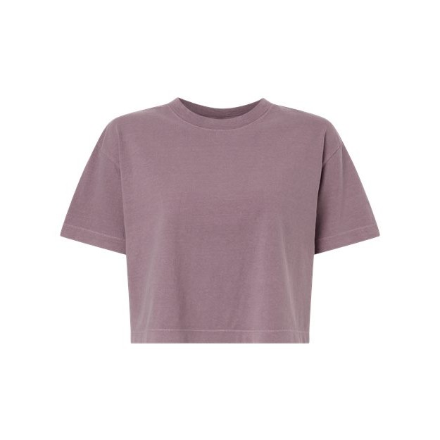 Women's Garment-Dyed Heavyweight Cropped Tee - Thumbnail Image