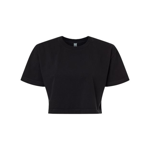 Women's Garment-Dyed Heavyweight Cropped Tee - Thumbnail Image