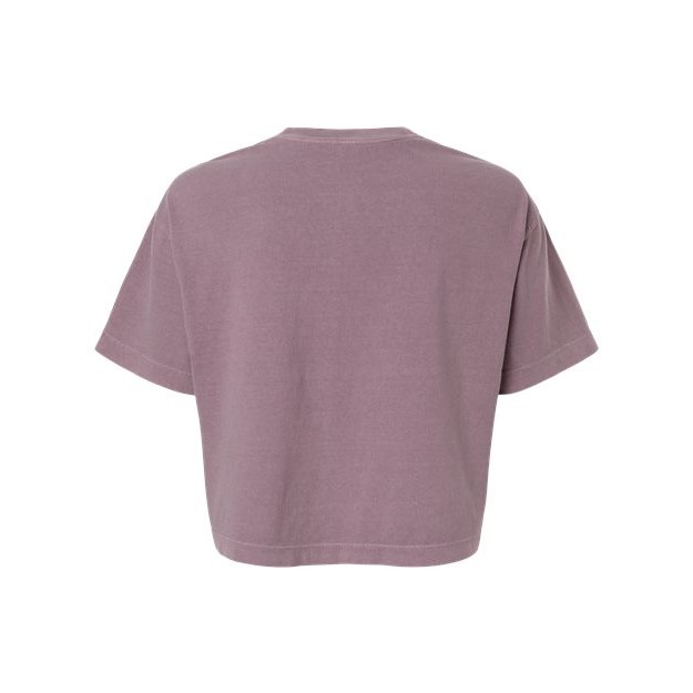 Women's Garment-Dyed Heavyweight Cropped Tee - Thumbnail Image