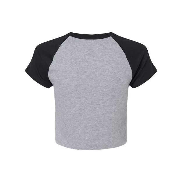 Women's Micro Rib Raglan Baby Tee - Thumbnail Image