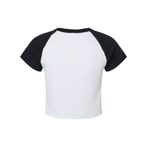 Women's Micro Rib Raglan Baby Tee - Thumbnail Image