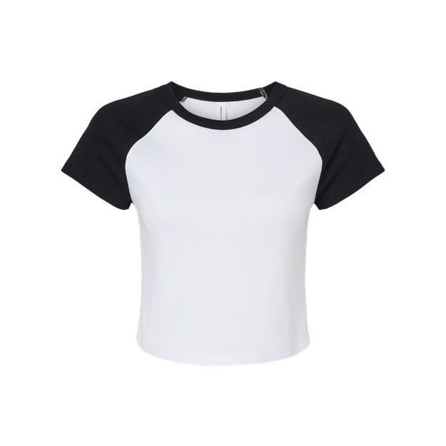 Women's Micro Rib Raglan Baby Tee - Thumbnail Image