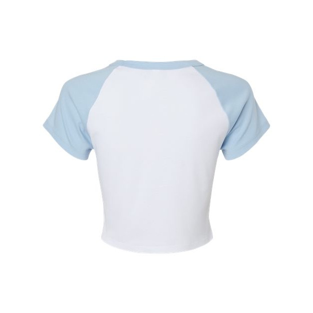 Women's Micro Rib Raglan Baby Tee - Thumbnail Image