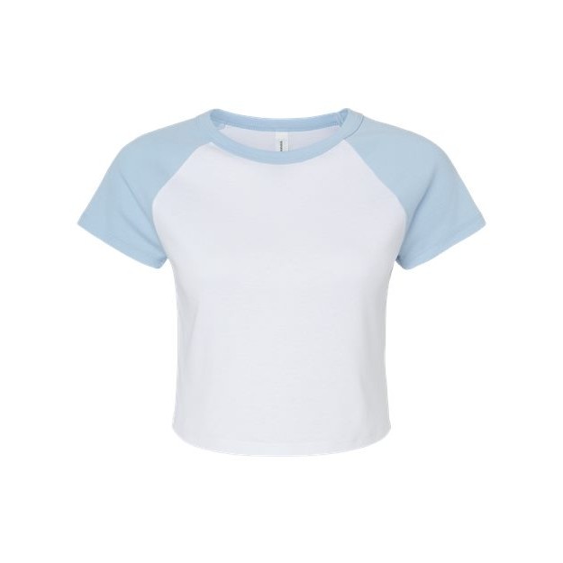Women's Micro Rib Raglan Baby Tee - Thumbnail Image