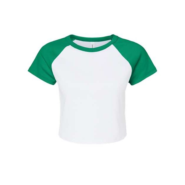 Women's Micro Rib Raglan Baby Tee - Thumbnail Image