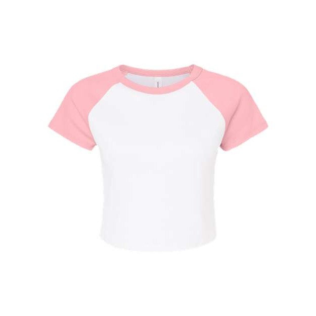 Women's Micro Rib Raglan Baby Tee - Thumbnail Image