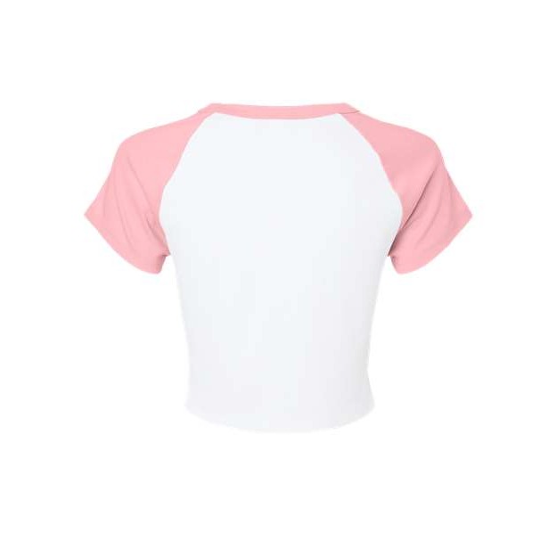 Women's Micro Rib Raglan Baby Tee - Thumbnail Image