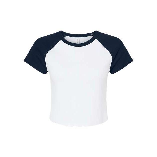 Women's Micro Rib Raglan Baby Tee - Thumbnail Image