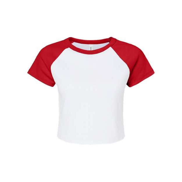 Women's Micro Rib Raglan Baby Tee - Thumbnail Image