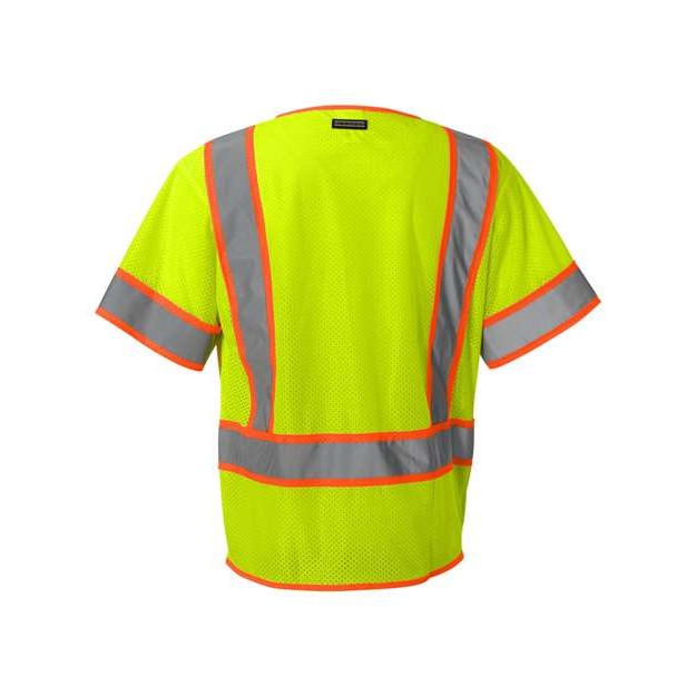 Unisex Six-Pocket Mesh Surveyor’s Vest - Thumbnail Image