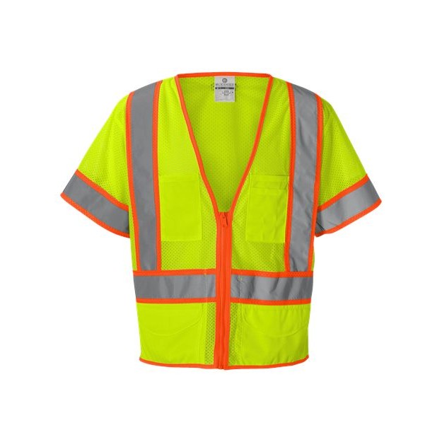 Unisex Six-Pocket Mesh Surveyor’s Vest - Main Image