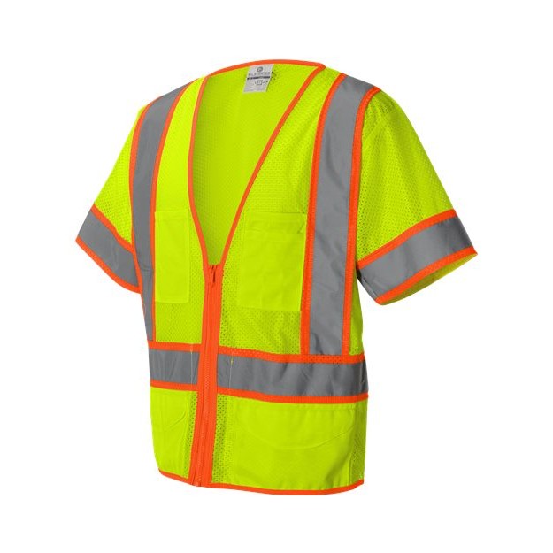 Unisex Six-Pocket Mesh Surveyor’s Vest - Thumbnail Image