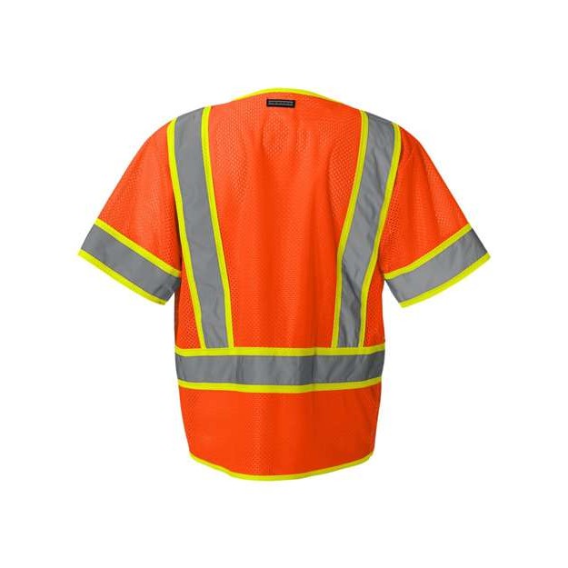 Unisex Six-Pocket Mesh Surveyor’s Vest - Thumbnail Image