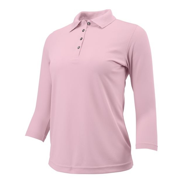 Women's Lady Palm Three-Quarter Sleeve Polo - Thumbnail Image