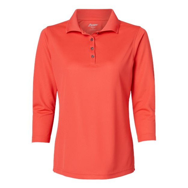 Women's Lady Palm Three-Quarter Sleeve Polo - Thumbnail Image