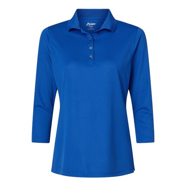 Women's Lady Palm Three-Quarter Sleeve Polo - Thumbnail Image