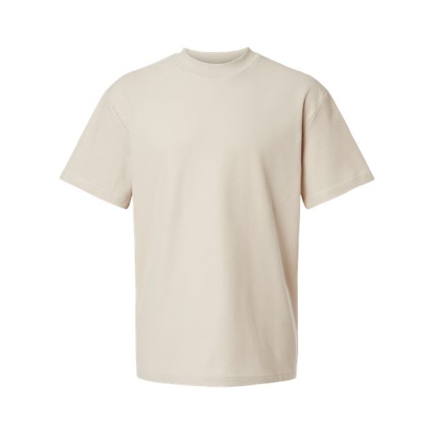 Unisex Pique Mockneck Tee - Thumbnail Image