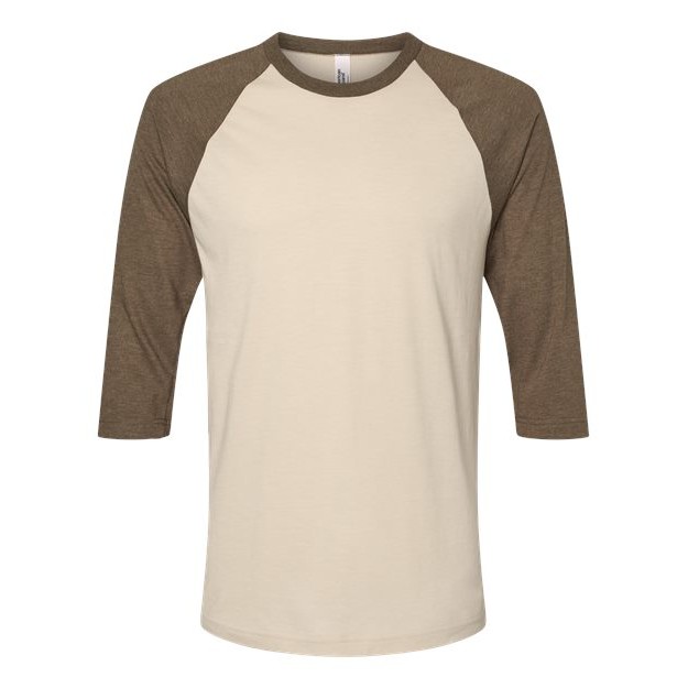 Unisex CVC Three-Quarter Sleeve Tee - Thumbnail Image