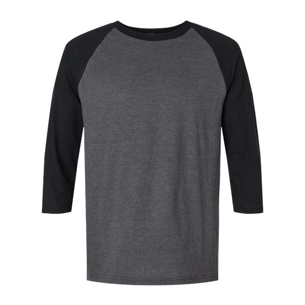 Unisex CVC Three-Quarter Sleeve Tee - Thumbnail Image