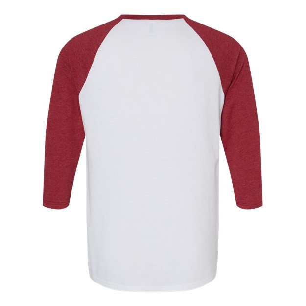 Unisex CVC Three-Quarter Sleeve Tee - Thumbnail Image