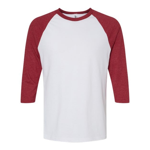 Unisex CVC Three-Quarter Sleeve Tee - Thumbnail Image