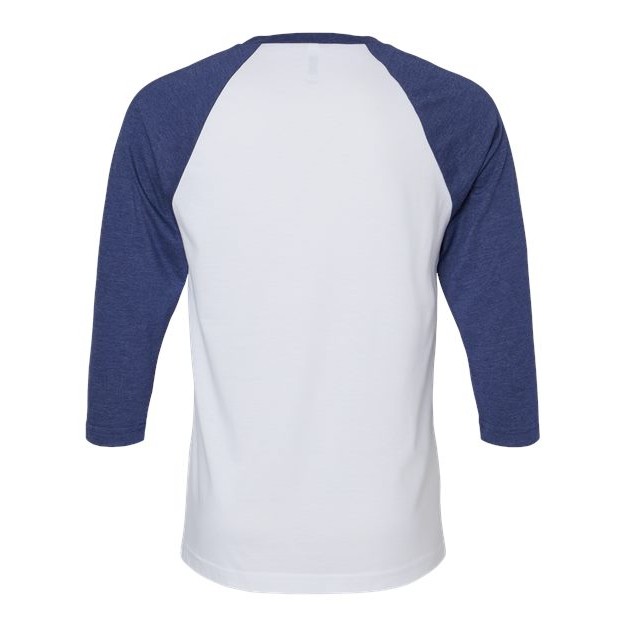 Unisex CVC Three-Quarter Sleeve Tee - Thumbnail Image