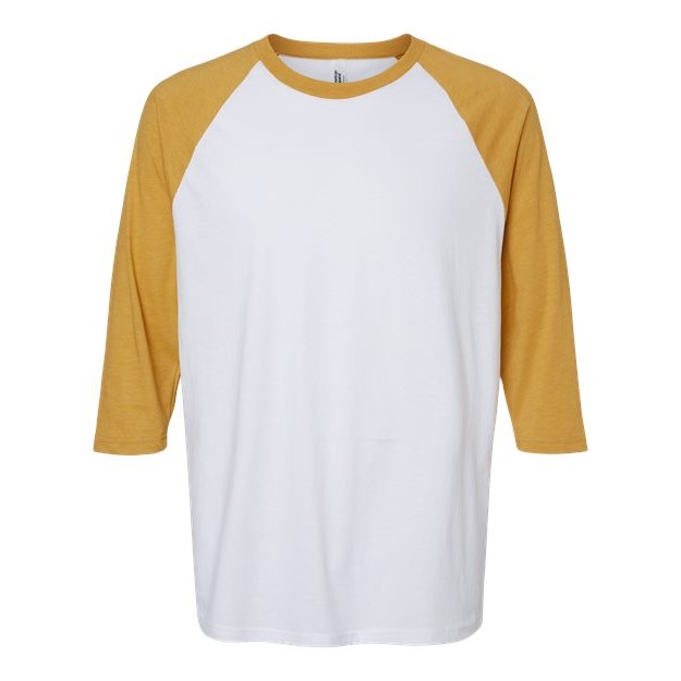 Unisex CVC Three-Quarter Sleeve Tee - Thumbnail Image