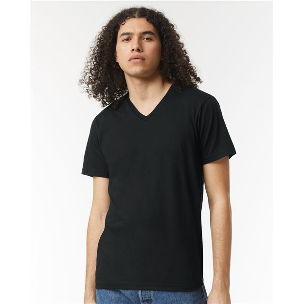 Unisex CVC V-Neck Tee - Main Image