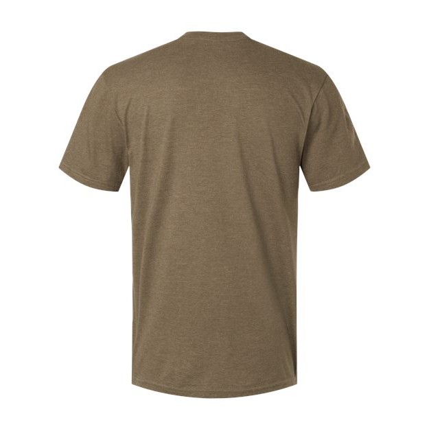 Unisex CVC Henley Tee - Thumbnail Image