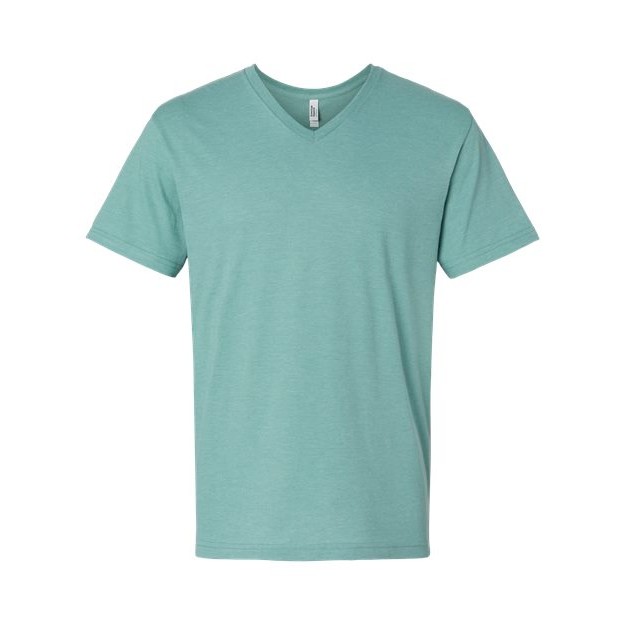 Unisex CVC V-Neck Tee - Thumbnail Image