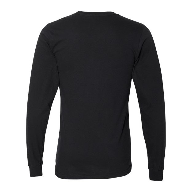 Unisex Fine Jersey Long Sleeve Tee - Thumbnail Image