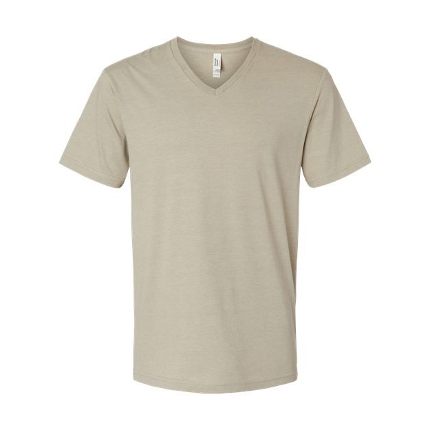 Unisex CVC V-Neck Tee - Thumbnail Image