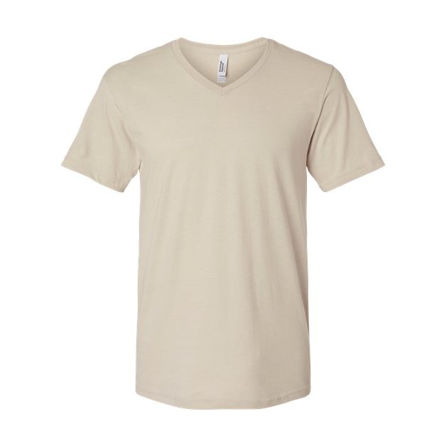 Unisex CVC V-Neck Tee - Thumbnail Image