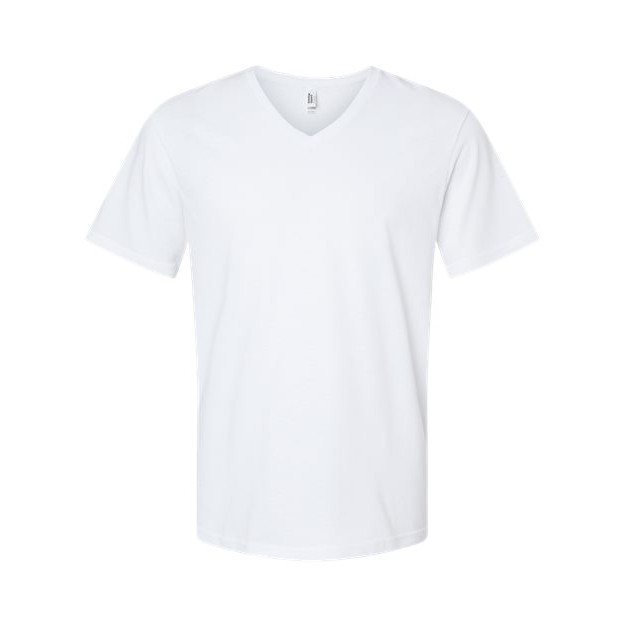 Unisex CVC V-Neck Tee - Thumbnail Image