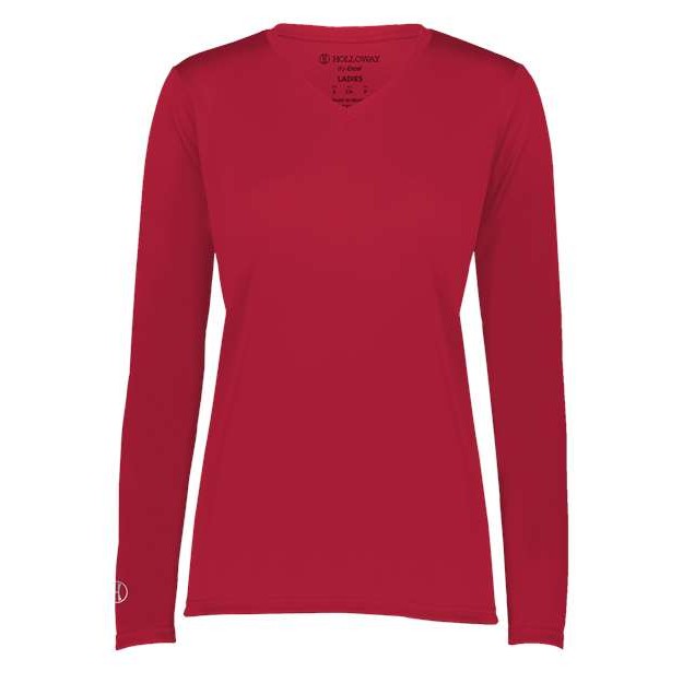 Women's Momentum Long Sleeve V-Neck T-Shirt - Thumbnail Image