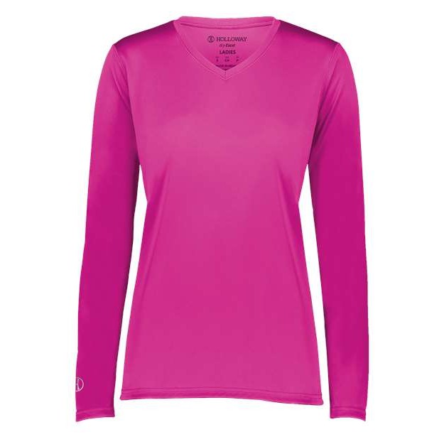 Women's Momentum Long Sleeve V-Neck T-Shirt - Thumbnail Image