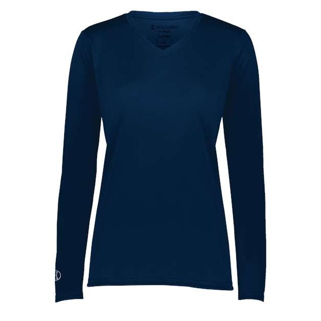 Women's Momentum Long Sleeve V-Neck T-Shirt - Thumbnail Image