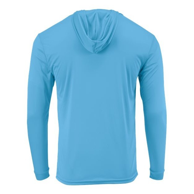 Unisex Bahama Performance Hooded Long Sleeve T-Shirt - Thumbnail Image