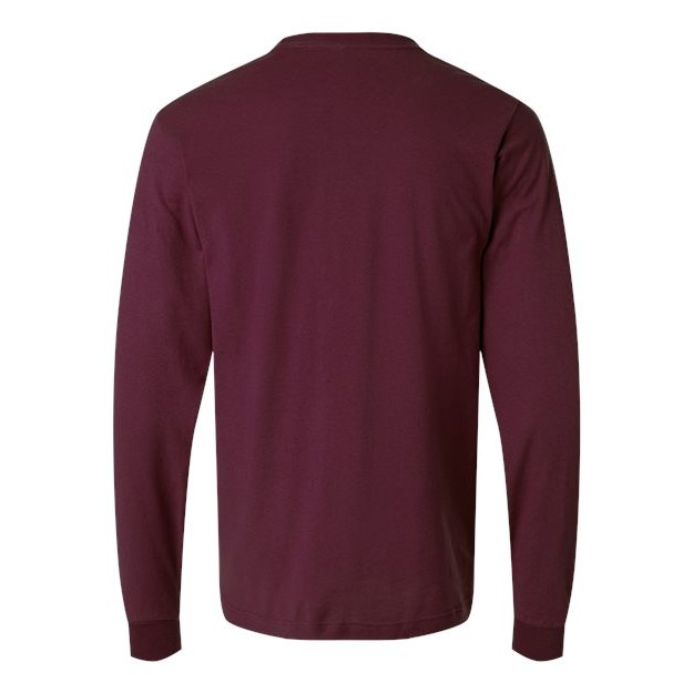 Unisex Fine Jersey Long Sleeve T-Shirt - Thumbnail Image