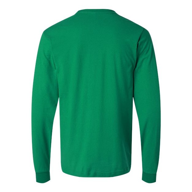 Unisex Fine Jersey Long Sleeve T-Shirt - Thumbnail Image